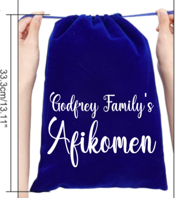 Personalised Afikomen Bag - Image 4