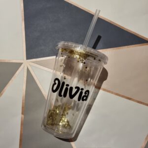 Personalised Glitter Tumbler
