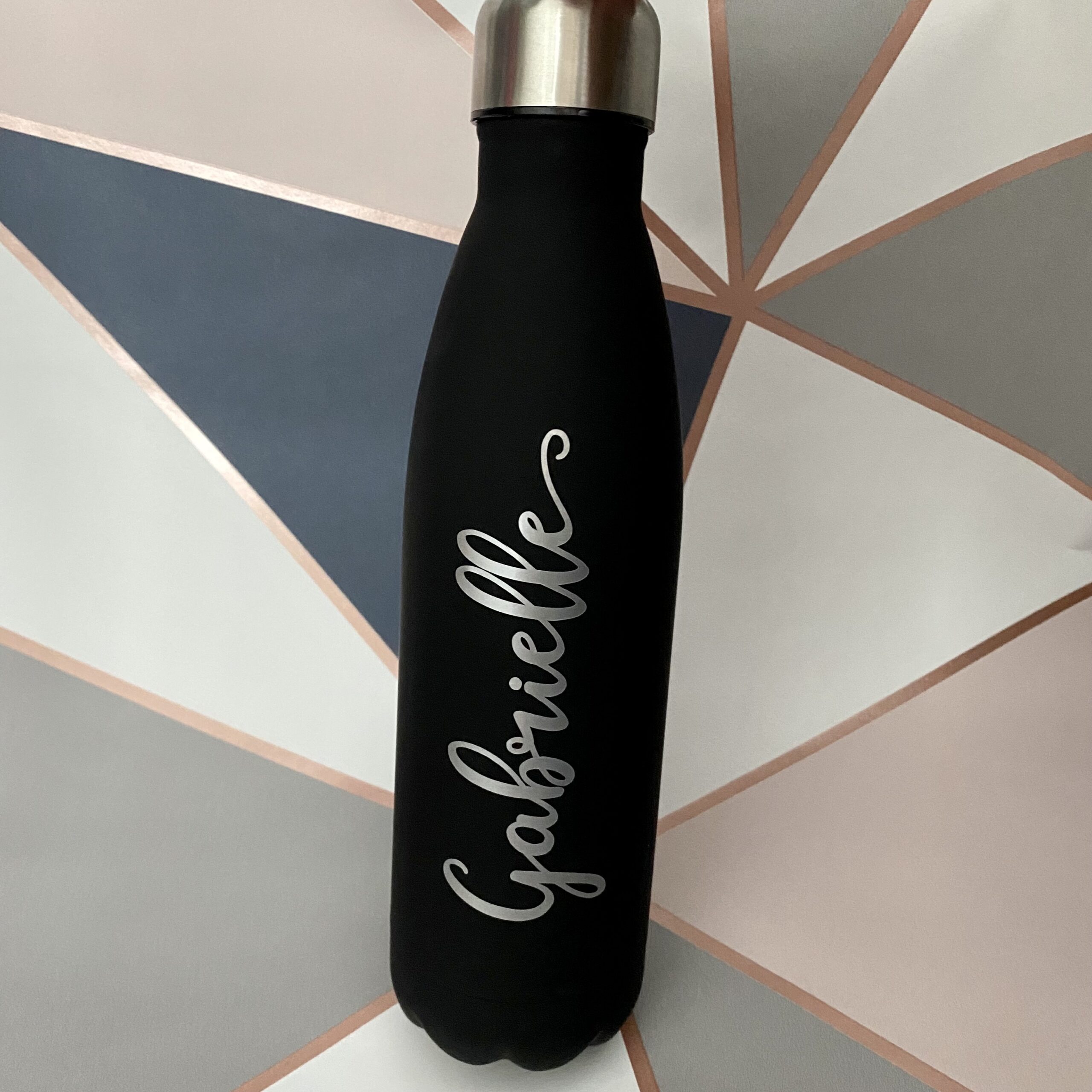 Personalised Matte Black Bottle - Image 4