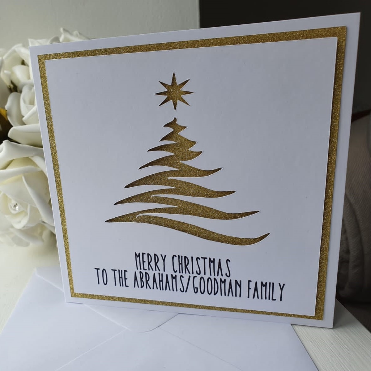 Personalised Christmas Tree Card