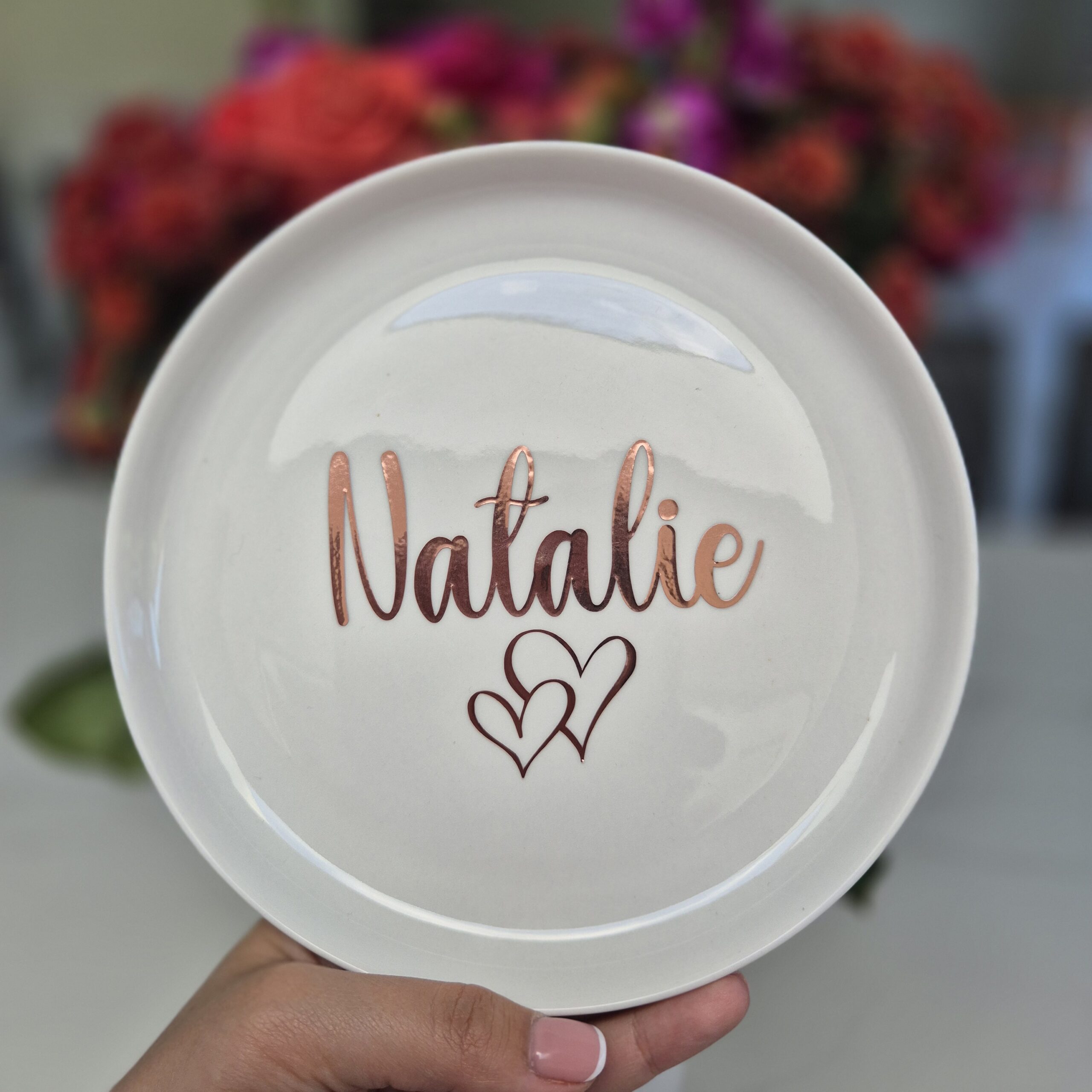Personalised Round Trinket Dish - Image 2